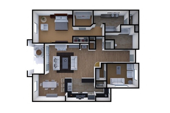 Floorplan - Riviera Coast Apartments