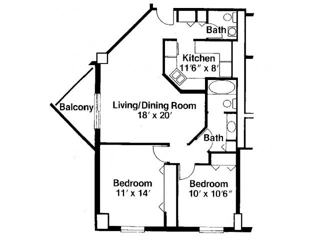 Floorplan - Fordem Towers