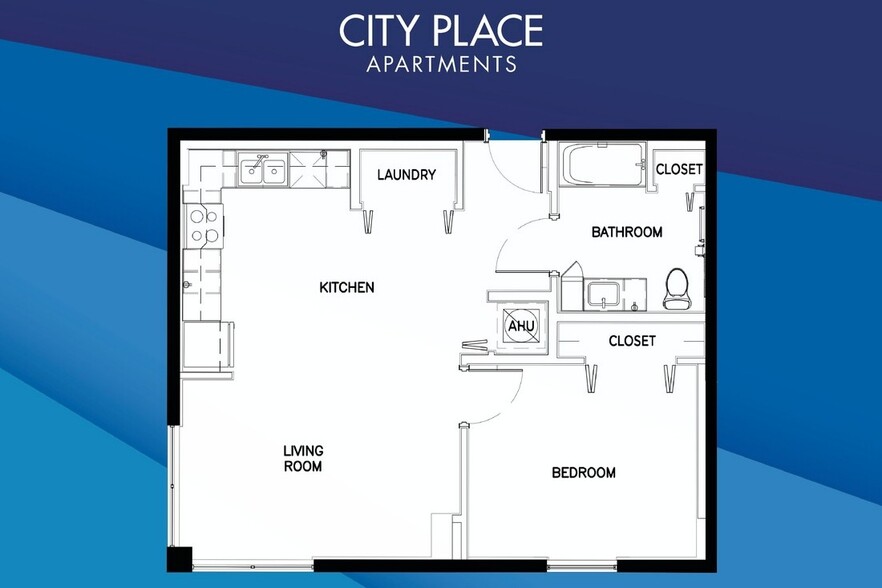 1 bd 1 bath - A - City Place Apartments