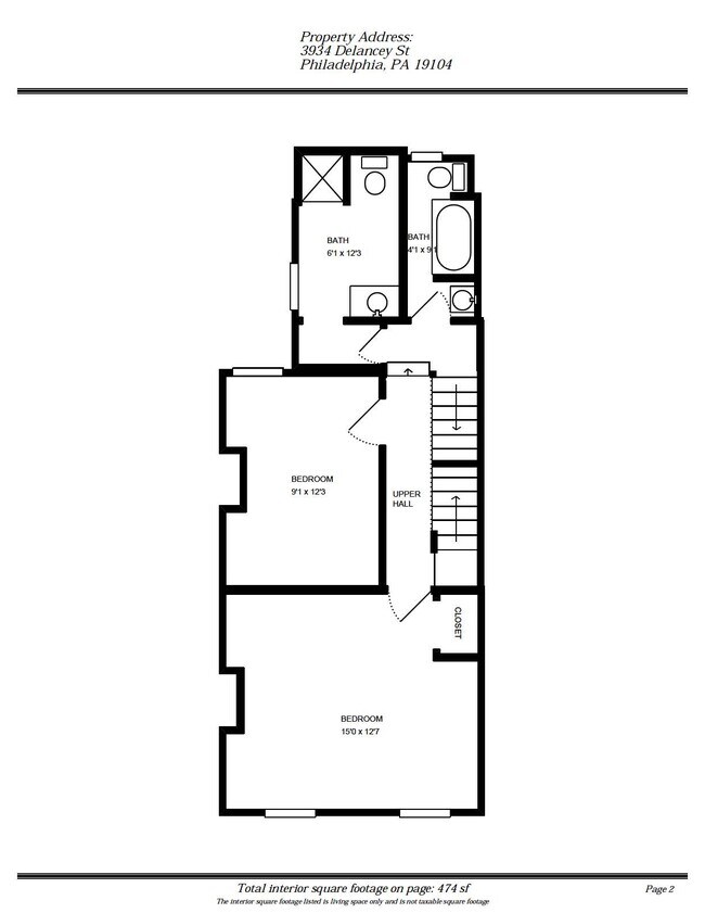 Second Floor - 3934 Delancey St