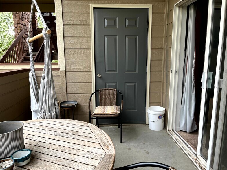 Storage on Patio - 4545 Wheaton Dr
