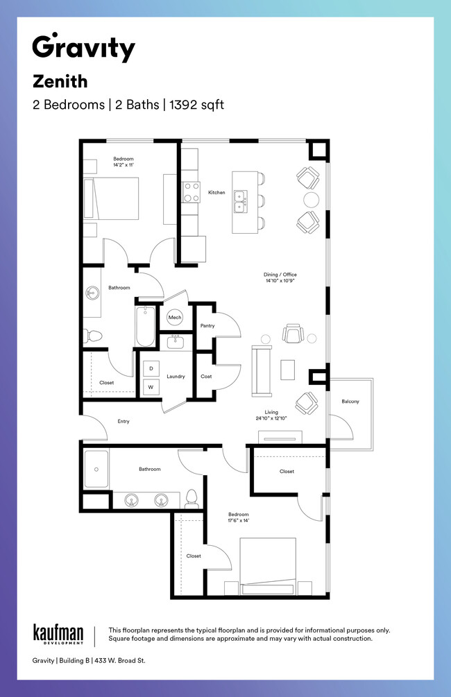 Floorplan - Building B at Gravity