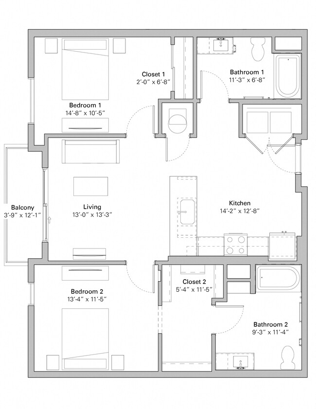 Floorplan - Melody on Main