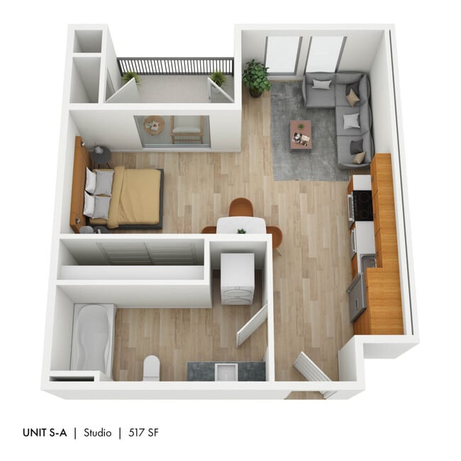 Floorplan - The 72nd Apartments