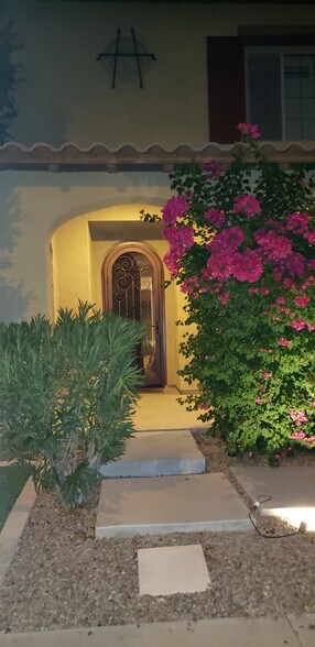 Beautiful front arched entry door - 280 E Indigo Dr