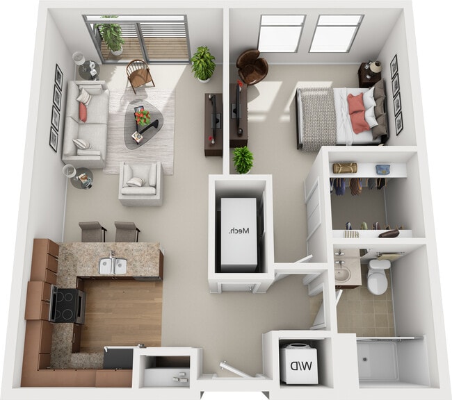 Floorplan - The Enclave Luxury Apartments