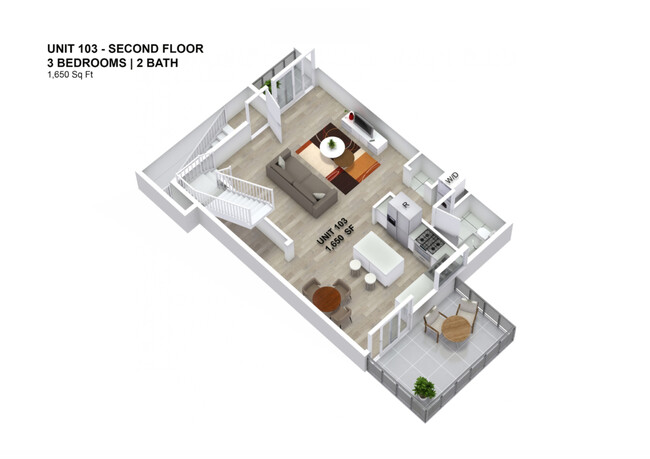 Floorplan - 14912 Wyandotte St Apartments