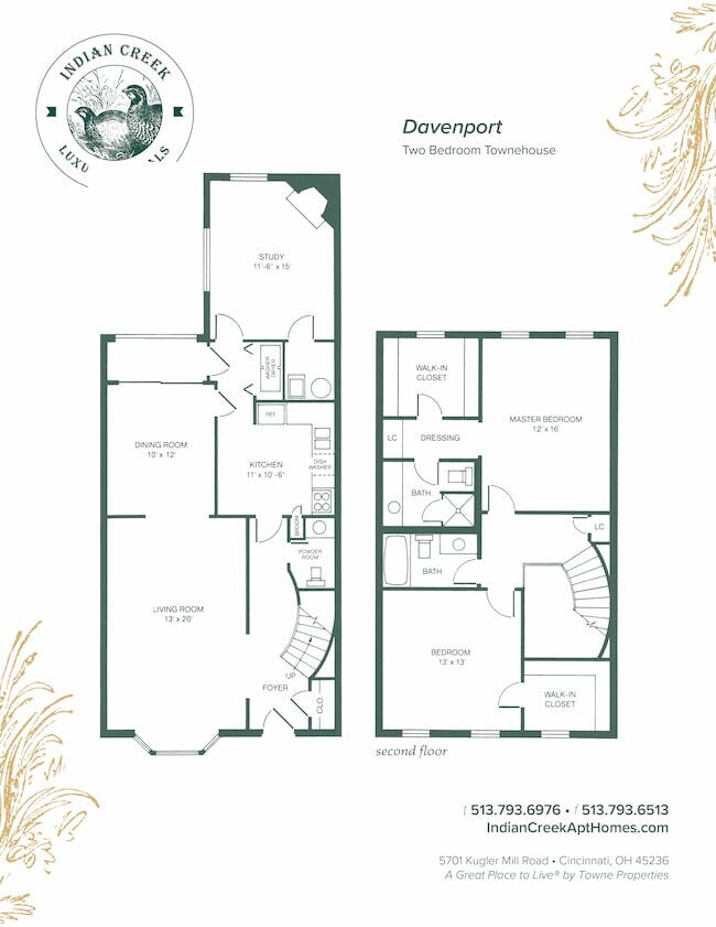 Floorplan - Indian Creek Apartments and Townhomes
