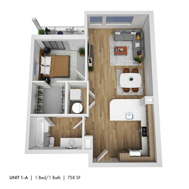 Floorplan - The 72nd Apartments