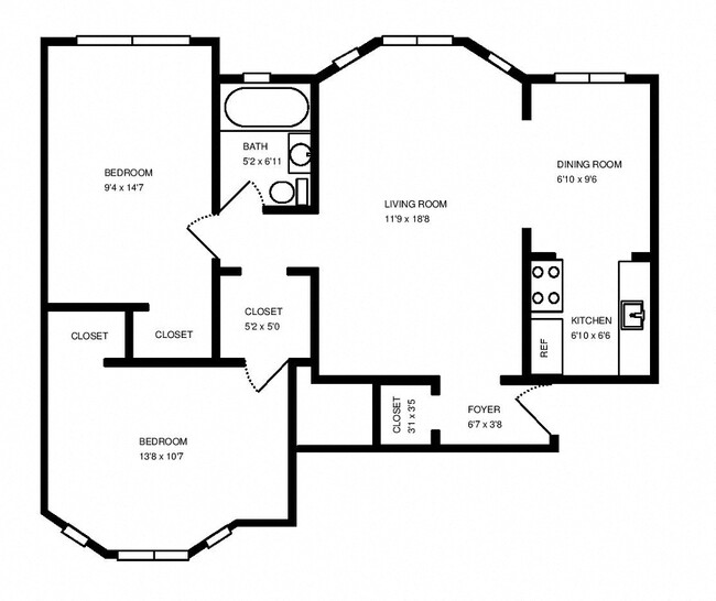 Floorplan - 1033 W Loyola