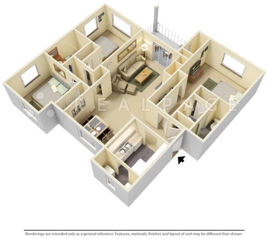 Floorplan - North Creek Heights Apartments