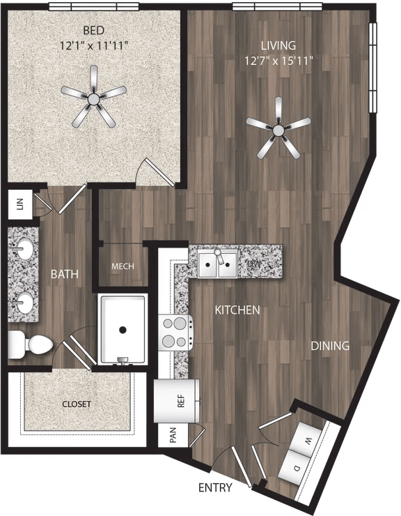 Floorplan - Oaks 55