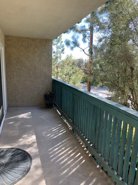Private balcony off both living space and bedroom - 436 N Bellflower Blvd
