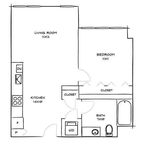 Floorplan - Indigo Apartments