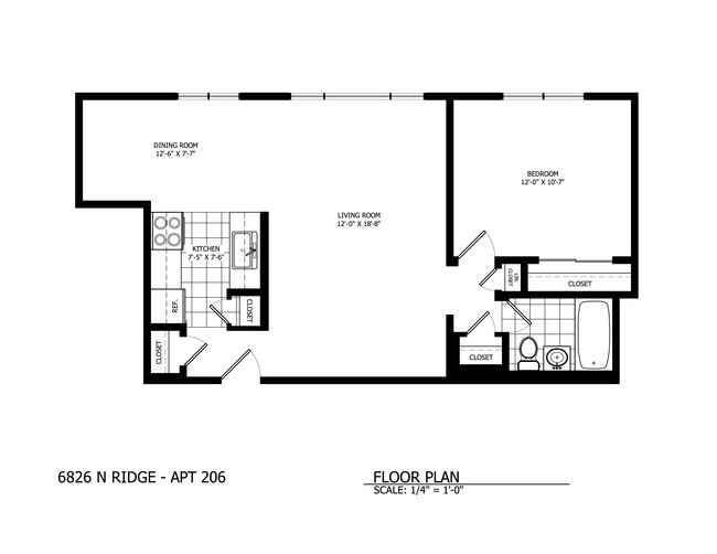1BR/1BA - Ridge Court Apartments