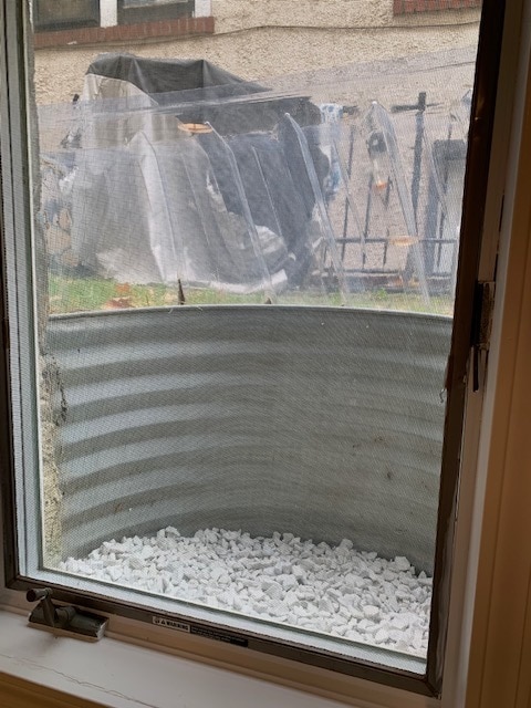 Window Well View (Garden View) - 406 N Hamilton St