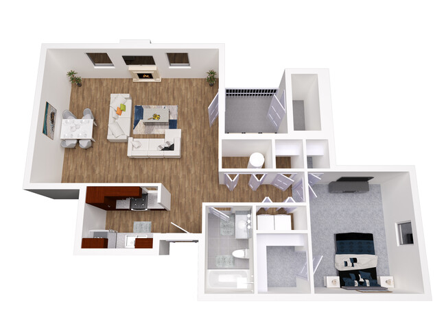 Floorplan - Fenwick Place Apartments