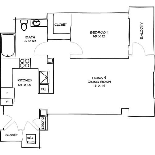 Floorplan - Indigo Apartments