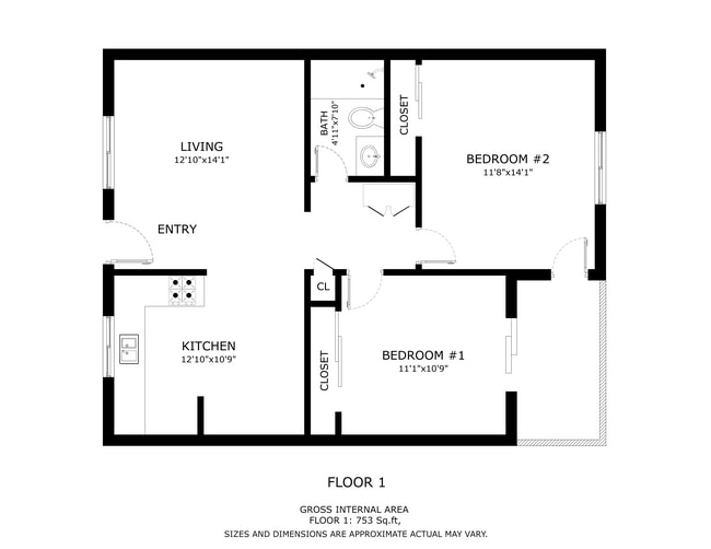 Floorplan - 1635 Locust Ave.