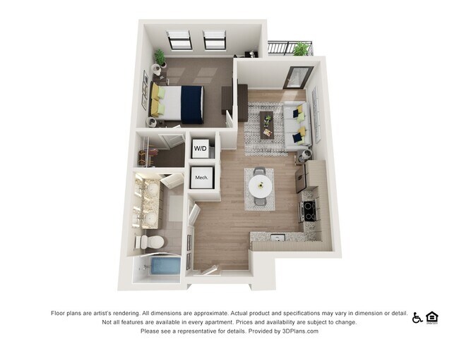 Floorplan - The Baxly Apartments