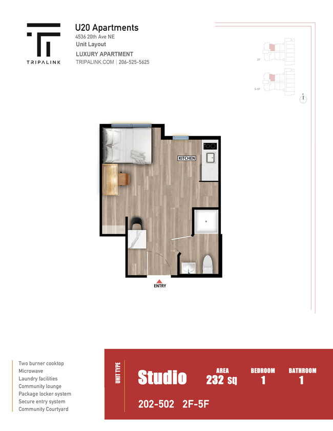 Floorplan - U20 Apartments