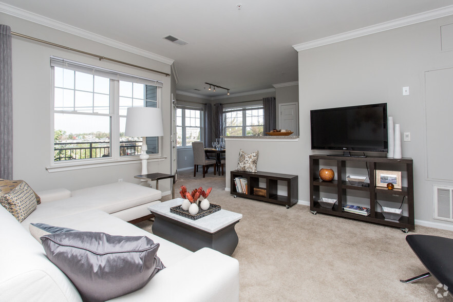 Model- Living Room - Washington Crossing Apartments