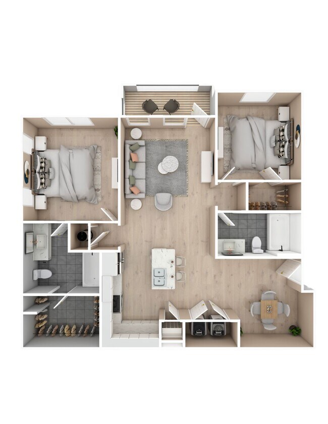 Floorplan - Audubon Park Apartment Homes