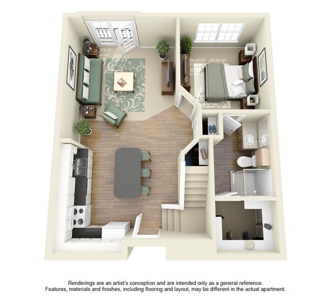 Floorplan - Villas at Katy Trail Apartments