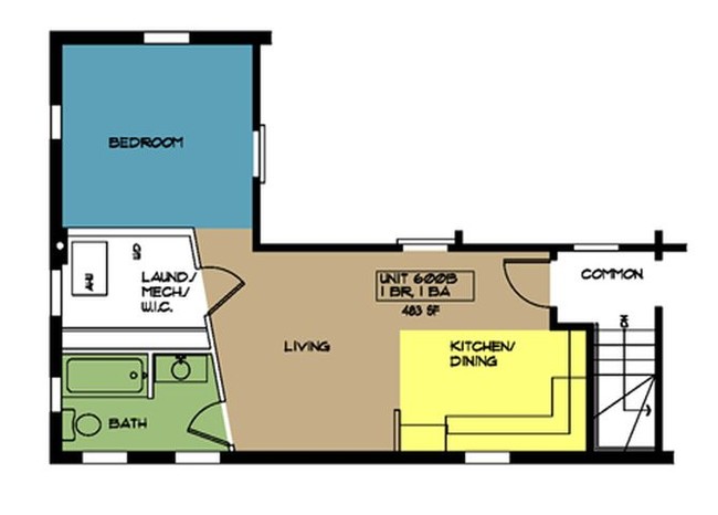 Floorplan - Green Street Apartments