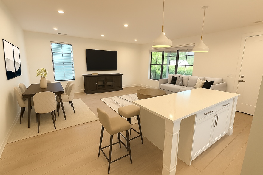 Staged Great Room - 243 N West St