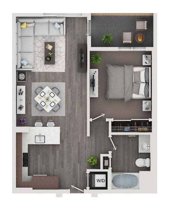 Floorplan - Fusion Encore Hollywood