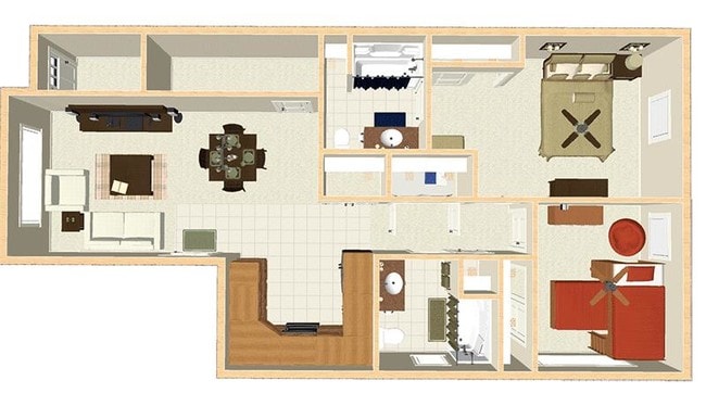 2 Bedroom - Casey Acres Apartments