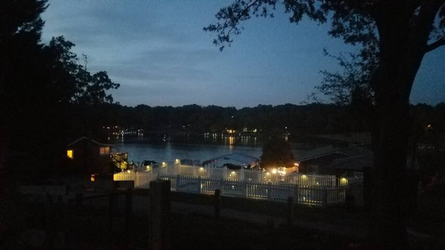 Evening view of Lake Greenwood from the deck. - 106 Mountain Shore Dr