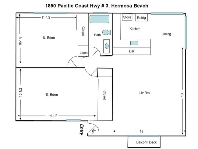 Layout - 1850 Pacific Coast Hwy
