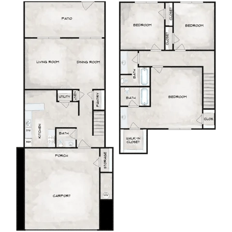 Floorplan - Riverwood Apartments
