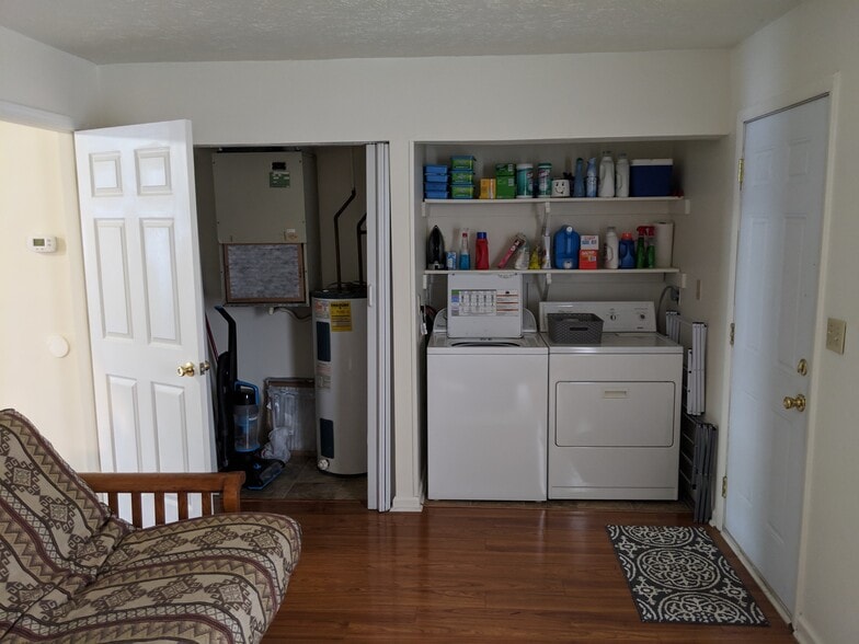 Downstairs back Den w/Laundry - 143 Clover Valley Cir