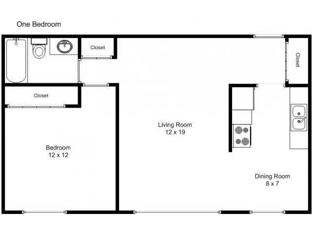 1 Bedroom Garden Level - 2001 Bryant Ave S