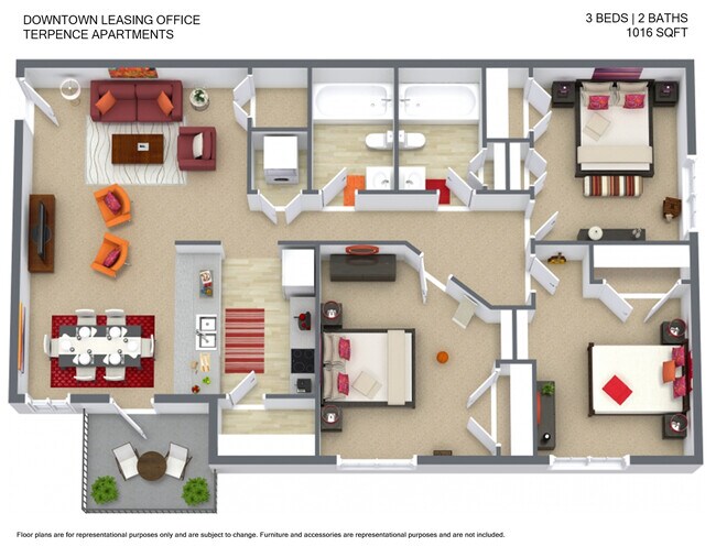 Floorplan - Terpence Apartments