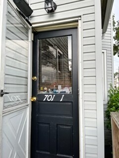 Back entry door - 701 Portland Ave
