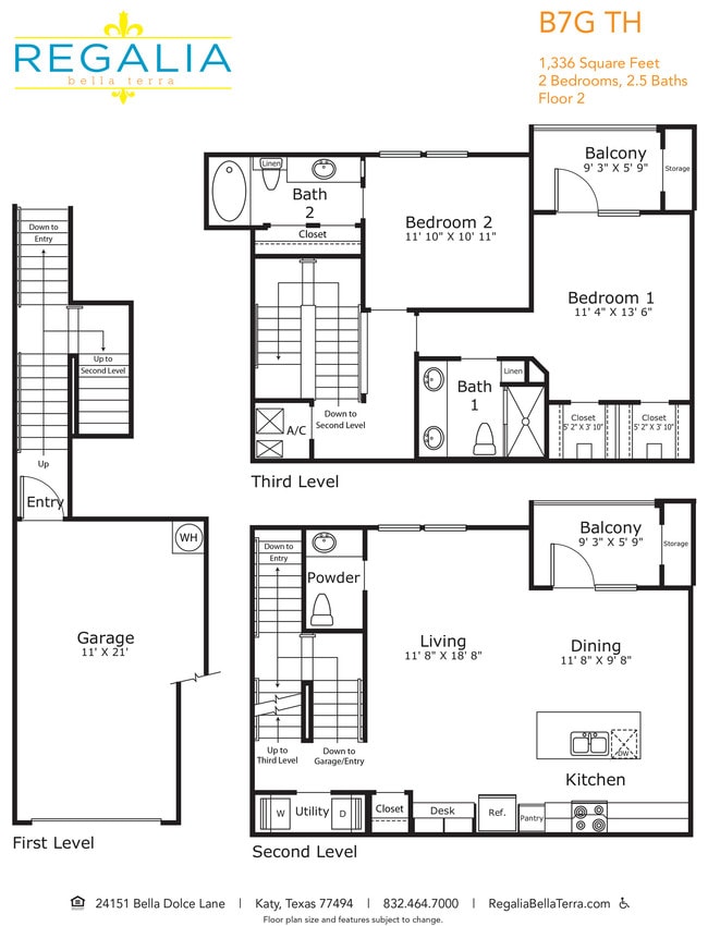 Floorplan - Regalia Bella Terra apartments