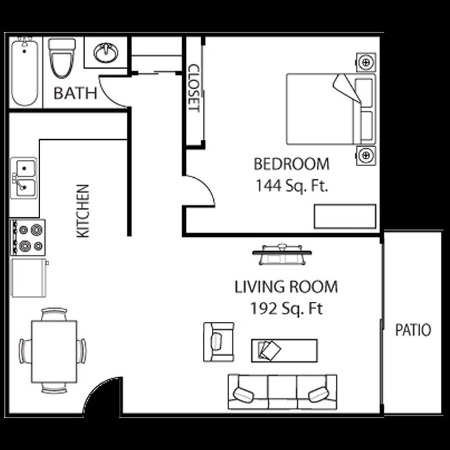 The Crossroads 1BR/1BA 550-680 - ASU Crossroads