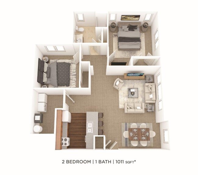 Floorplan - Green Lake Apartments and Townhomes