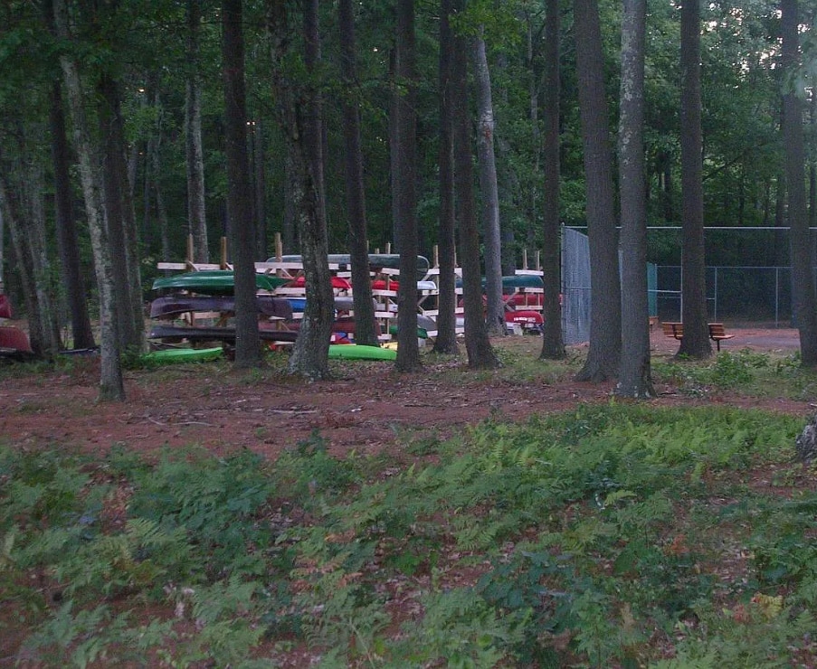 Canoe rack - 55 Bartemus Trl