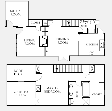 1BR/1.5BA - 7 Fountains