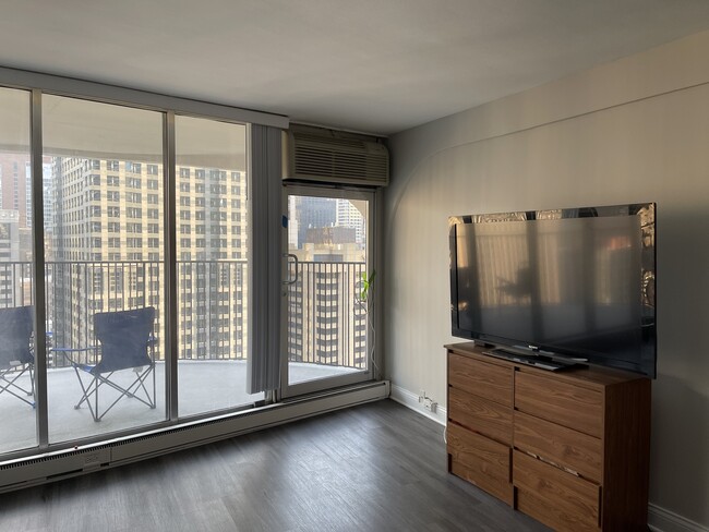 living room and new storm door - 300 N State St