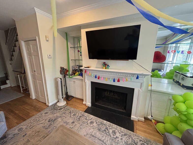 Liv. Room FP, cabinets & Shelves - 2318 L St NW