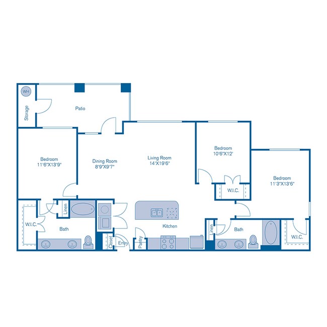 Floorplan - Bridge at Southpark Meadows