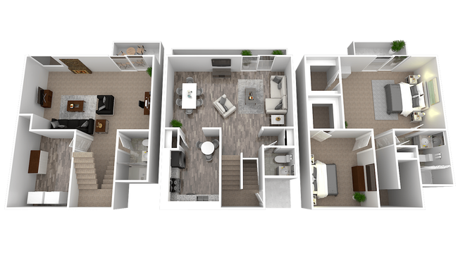 Floorplan - Whispering Hills Apartments