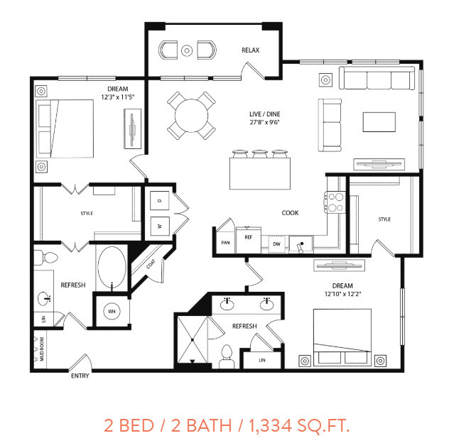 Floorplan - Tessa at Katy