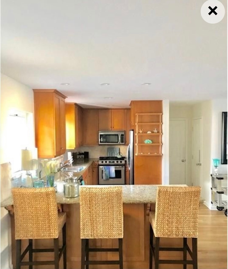 Living room to kitchen - 210 Whiting St